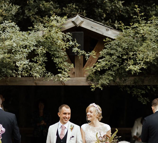 Bride and groom 'Just Married'