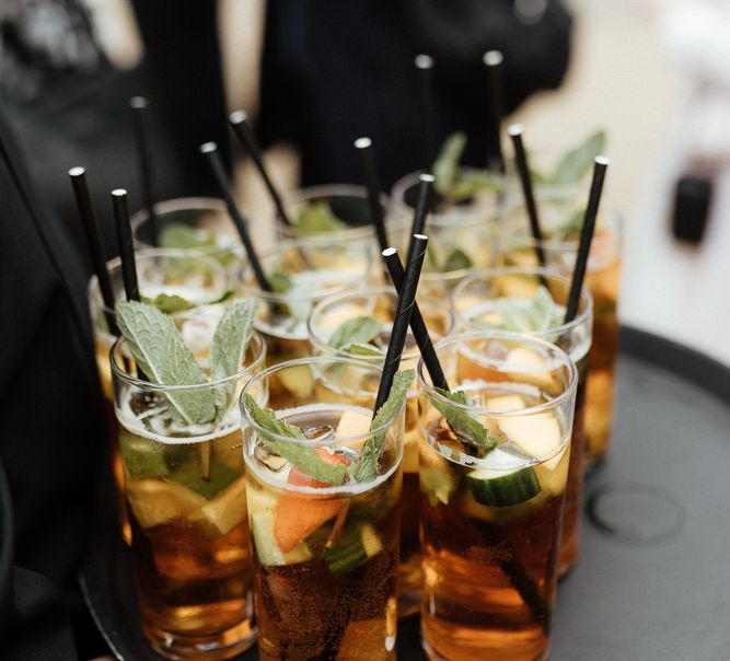 Pimms drinks reception