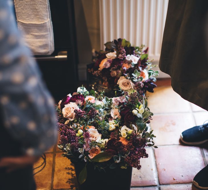 Military Wedding in Rutland Village with Marquee Reception filled with Swallows and Damsons Flowers | Jesús Peiró Bridal Gown | Pink Monsoon Bridesmaid Dresses | Mike Plunkett Photography