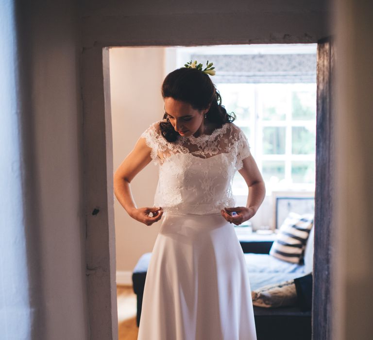 Military Wedding in Rutland Village with Marquee Reception filled with Swallows and Damsons Flowers | Jesús Peiró Bridal Gown | Pink Monsoon Bridesmaid Dresses | Mike Plunkett Photography