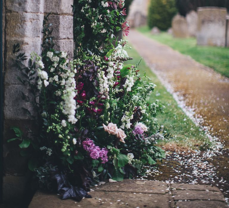 Military Wedding in Rutland Village with Marquee Reception filled with Swallows and Damsons Flowers | Jesús Peiró Bridal Gown | Pink Monsoon Bridesmaid Dresses | Mike Plunkett Photography