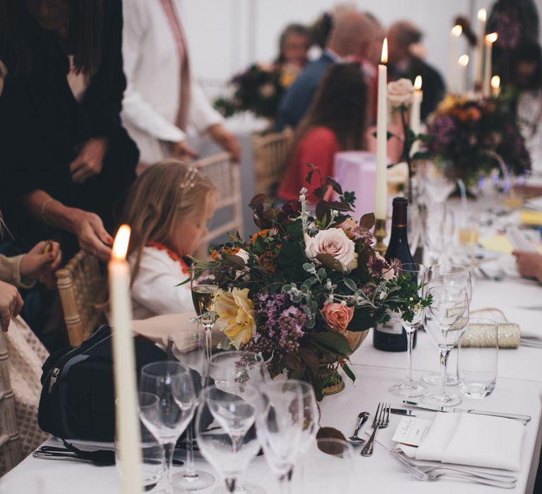 Military Wedding in Rutland Village with Marquee Reception filled with Swallows and Damsons Flowers | Jesús Peiró Bridal Gown | Pink Monsoon Bridesmaid Dresses | Mike Plunkett Photography