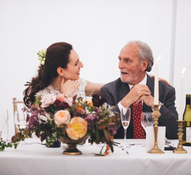 Military Wedding in Rutland Village with Marquee Reception filled with Swallows and Damsons Flowers | Jesús Peiró Bridal Gown | Pink Monsoon Bridesmaid Dresses | Mike Plunkett Photography