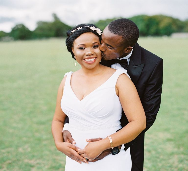 Black bride at Africa wedding