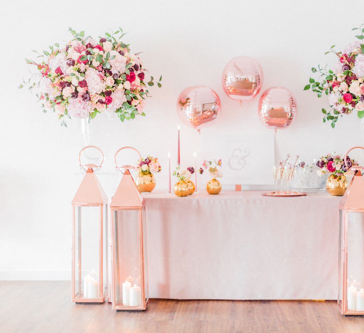 Blush Pink Opulent London Engagement Party Inspiration Planned &amp; Styled by Just Bespoke | Sanshine Photography