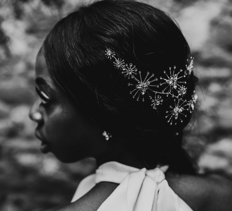 Jewel encrusted wedding hair accessories by Hermione Harbutt