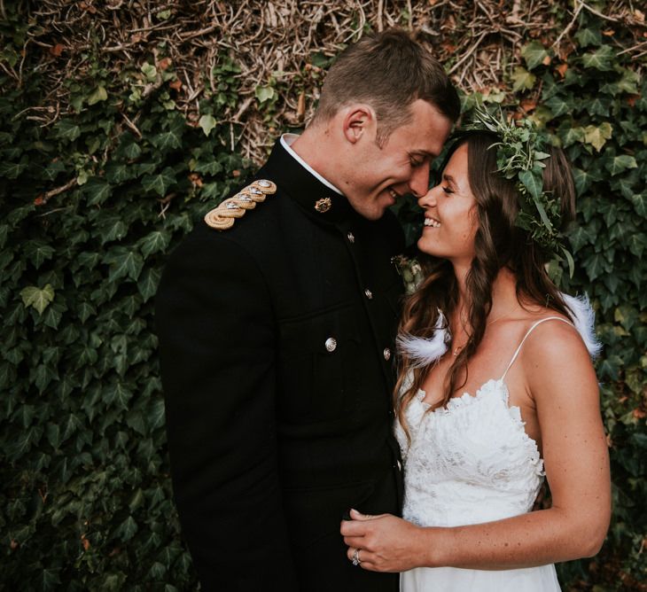 Bride In Hollie Dress By Grace Loves Lace // Image By Rosie Kelly Photography