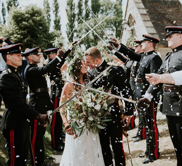 Bride In Hollie Dress By Grace Loves Lace // Image By Rosie Kelly Photography