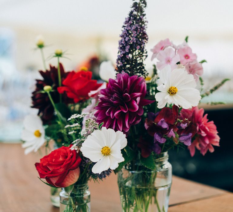 Wildflower Wedding Decor // Images By Casey Avenue Photography