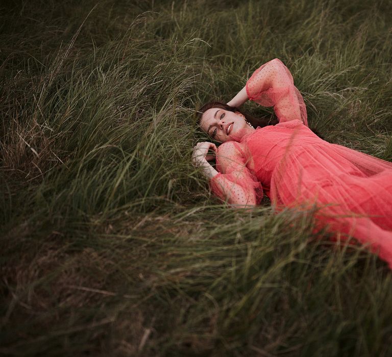 Red Polka Dot Bridesmaids Dress By Katya Katya