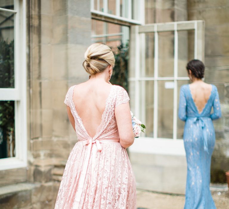 Long Sleeved Lace Bridesmaids Dresses From TH&amp;TH