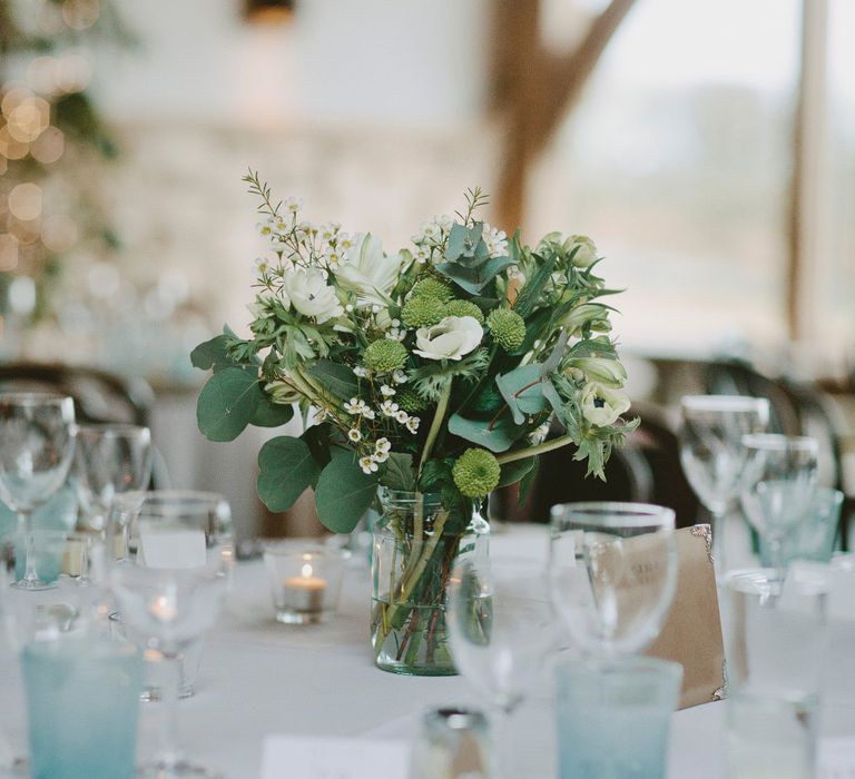 Winter Wedding Flowers // Image By David Jenkins Photography