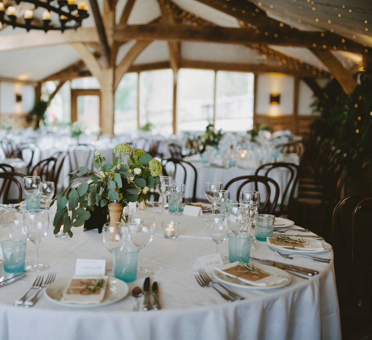 Winter Wedding At Cripps Barn // Images David Jenkins Photography // Bride In Stewart Parvin Dress