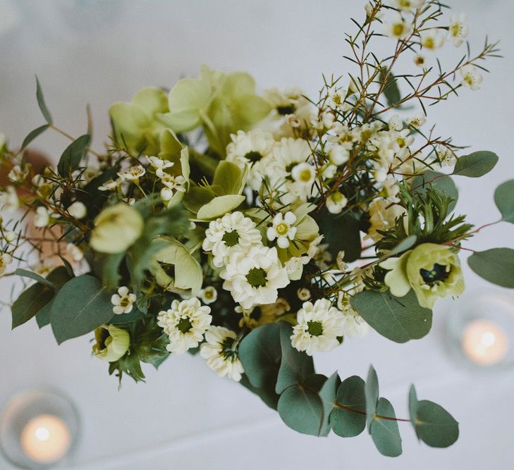 Winter Wedding Flowers // Image By David Jenkins Photography