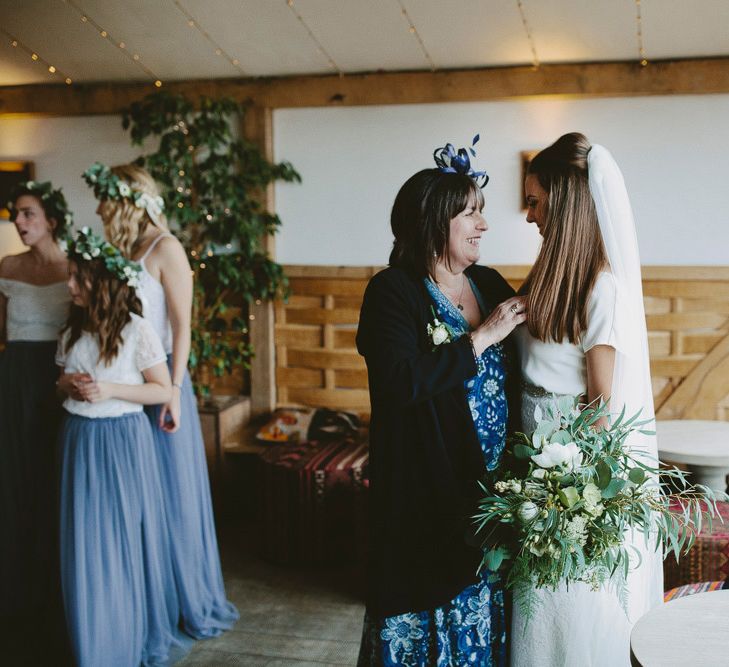 Winter Wedding At Cripps Barn // Images David Jenkins Photography // Bride In Stewart Parvin Dress