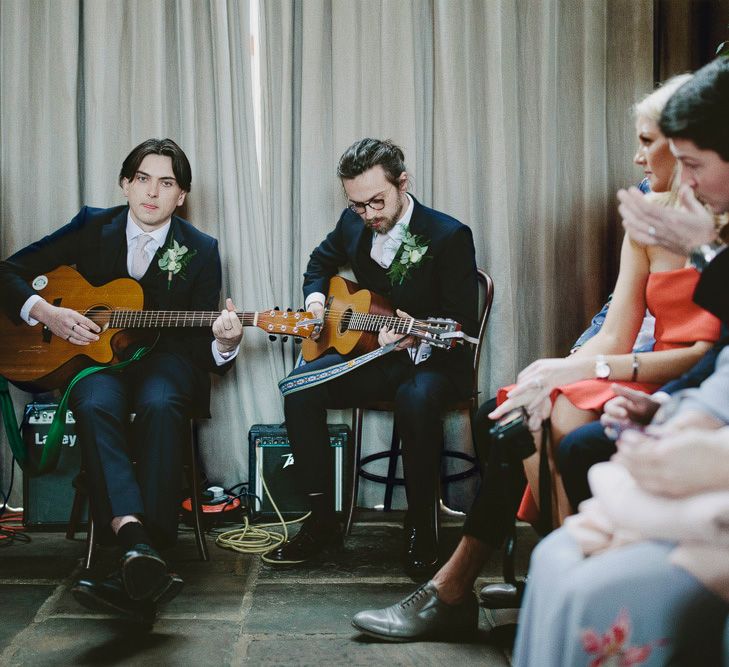 Acoustic Guitar For Wedding Ceremony // Image By David Jenkins Photography