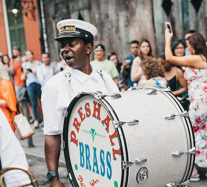 Walking Brass Band Procession