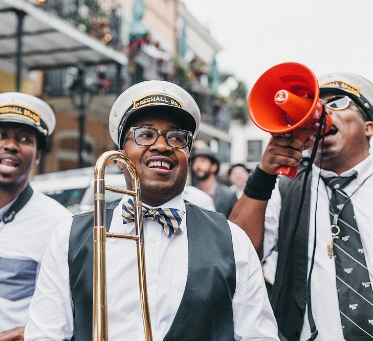 Brass Band Wedding Street Procession