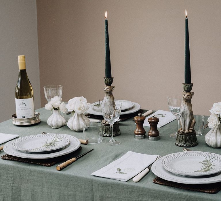 tablescape style By Chenai with the Wedding Present Co. items