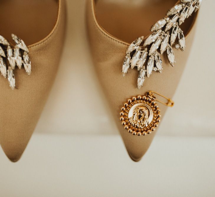 Manolo Blahnik bride shoes