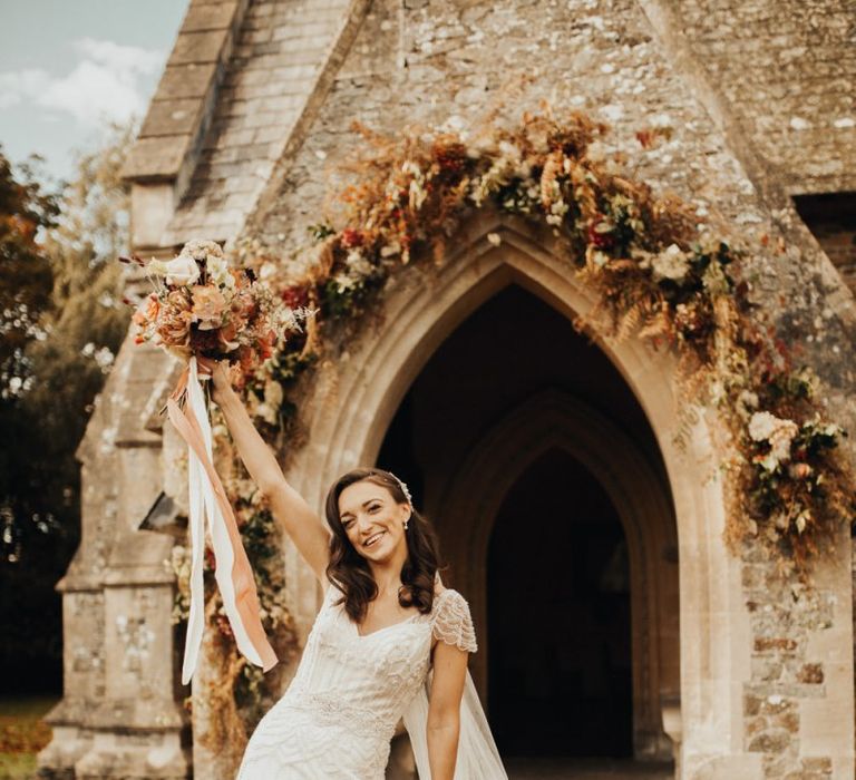 Maggie Sottero bride dress