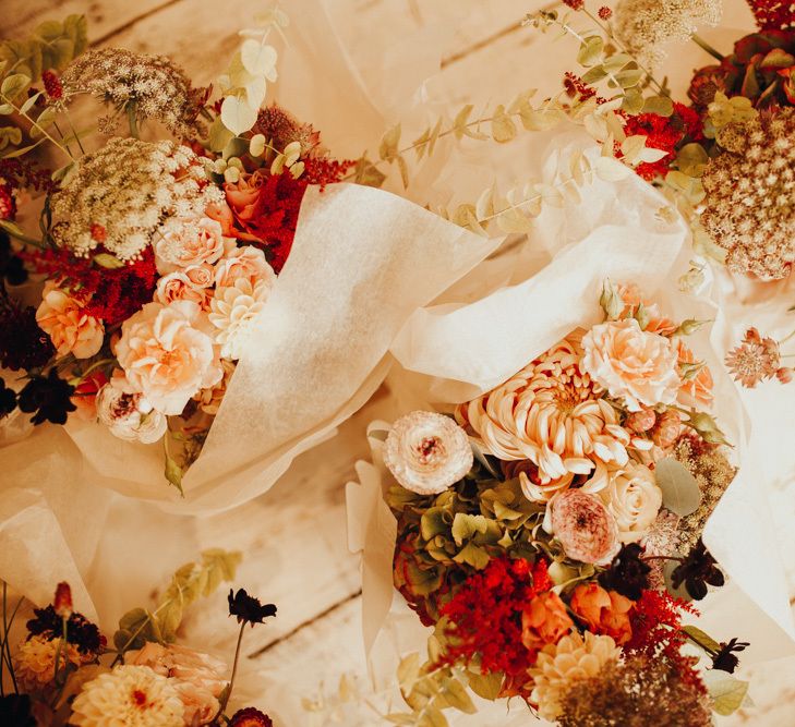 Stunning Autumn wedding bouquets