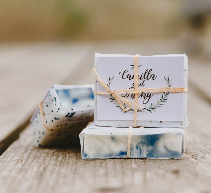 Homemade Soap Wedding Favours