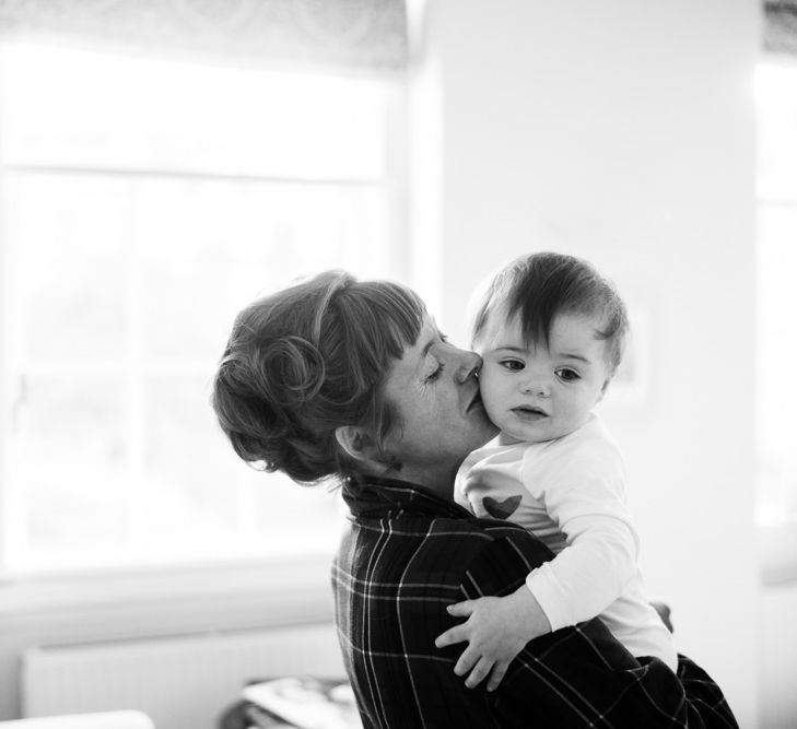 Mother and Son | Candle Lit Christmas Wedding at Gray's Inn London with Christmas Carols &amp; Festive Wreaths | John Barwood Photography