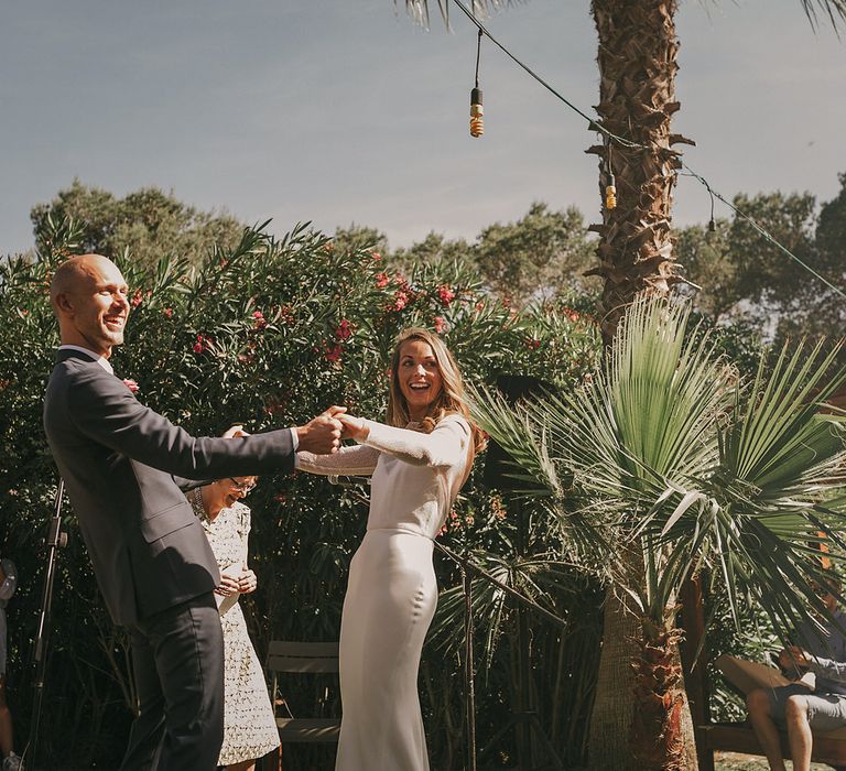 Ibiza Weekend Wedding With Outdoor Ceremony At Raco And After Party On The Beach At Ses Boques Images Pablo Laguia