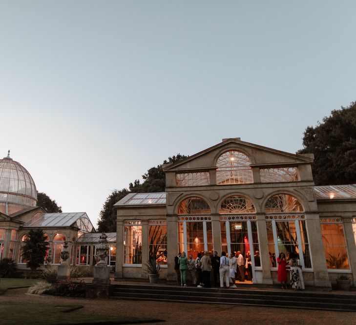 Syon Park wedding venue at dusk