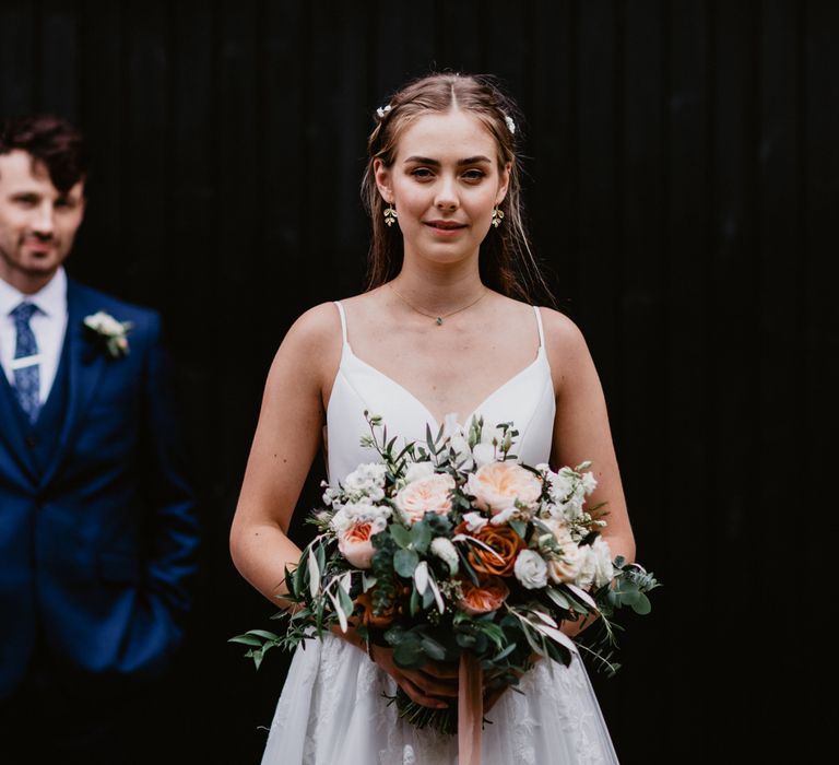 Bride in the forefront wedding photography