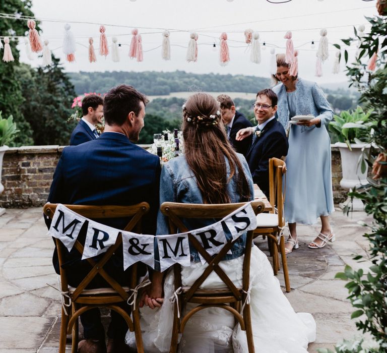 Mr &amp; Mrs Chair back wedding decor