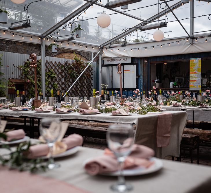 Romantic Pink Wedding Decor at Peckham Springs Wedding Reception