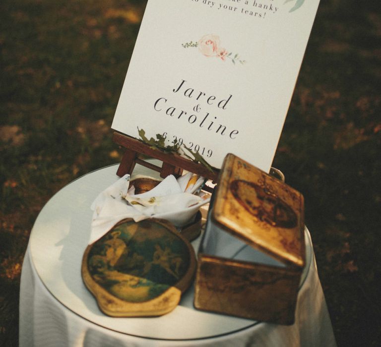 Wedding sign for unplugged ceremony