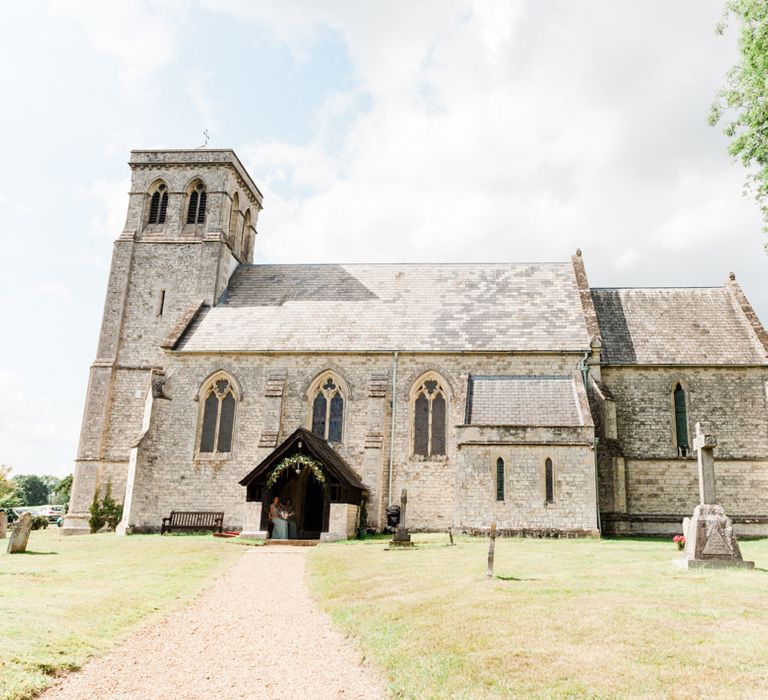 Church wedding ceremony near Four Seasons Hampshire