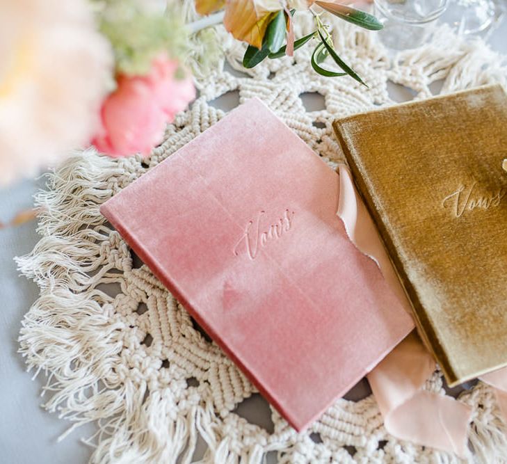 Velvet Vows Book From Elmo Paper Stories // Environmentally Conscious Wedding Venue Casterley Barn In Wiltshire Organic Working Farm Stylish Barn Wedding Venue Images Lydia Stamps