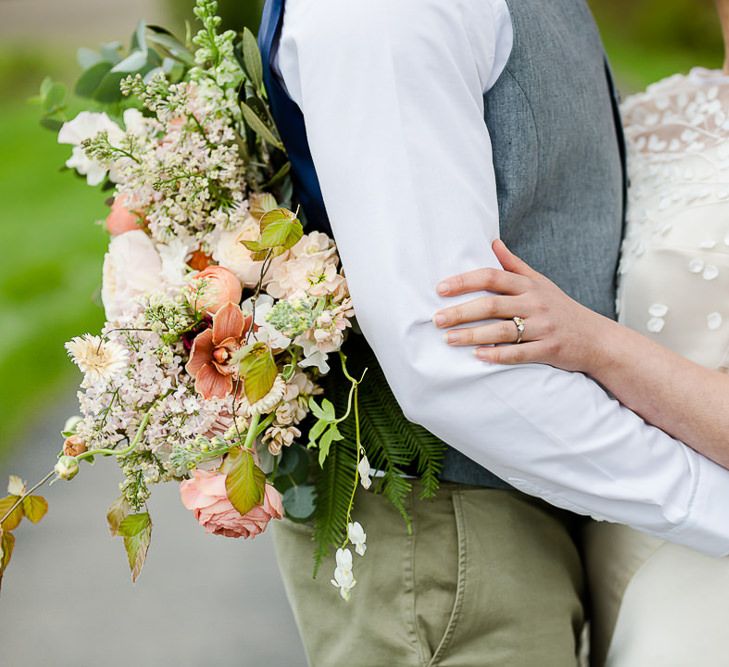 Environmentally Conscious Wedding Venue Casterley Barn In Wiltshire Organic Working Farm Stylish Barn Wedding Venue Images Lydia Stamps