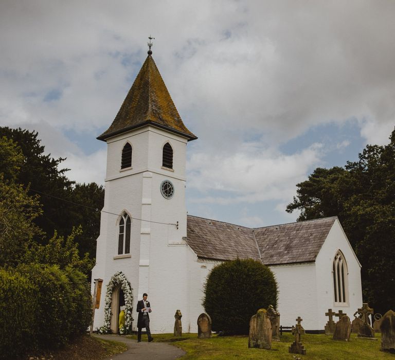 Church at Shropshire wedding venue