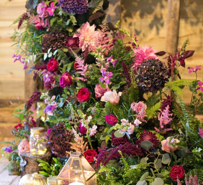 Purple, Plum, Aubergine and Berry Wedding Flowers