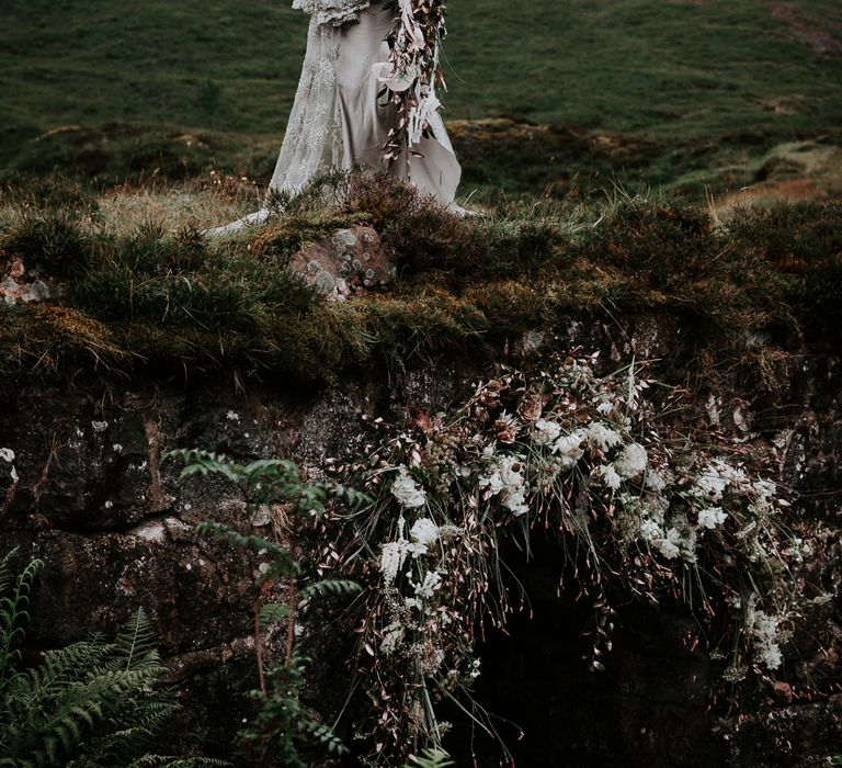 Embellished 'Astraea'  Ritual by Brooke Tyson Bridal Gown | Celestial Vale Scottish Highlands Inspiraiton | Heavenly Blooms | Bonnie Jenkins Photography