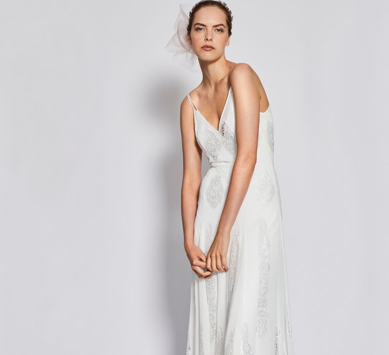 Charlie Brear Day For Night Collection // Onilie Dress By Charlie Brear // Minimal Bridalwear Wedding Dress Occasionwear Dress By Charlie Brear