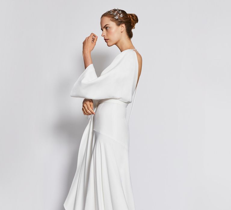 Charlie Brear Day For Night Collection // Nyika Dress By Charlie Brear // Minimal Bridalwear Wedding Dress Occasionwear Dress By Charlie Brear