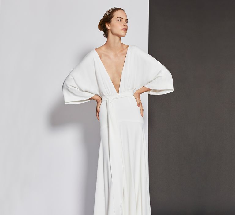 Charlie Brear Day For Night Collection // Nyika Dress By Charlie Brear // Minimal Bridalwear Wedding Dress Occasionwear Dress By Charlie Brear