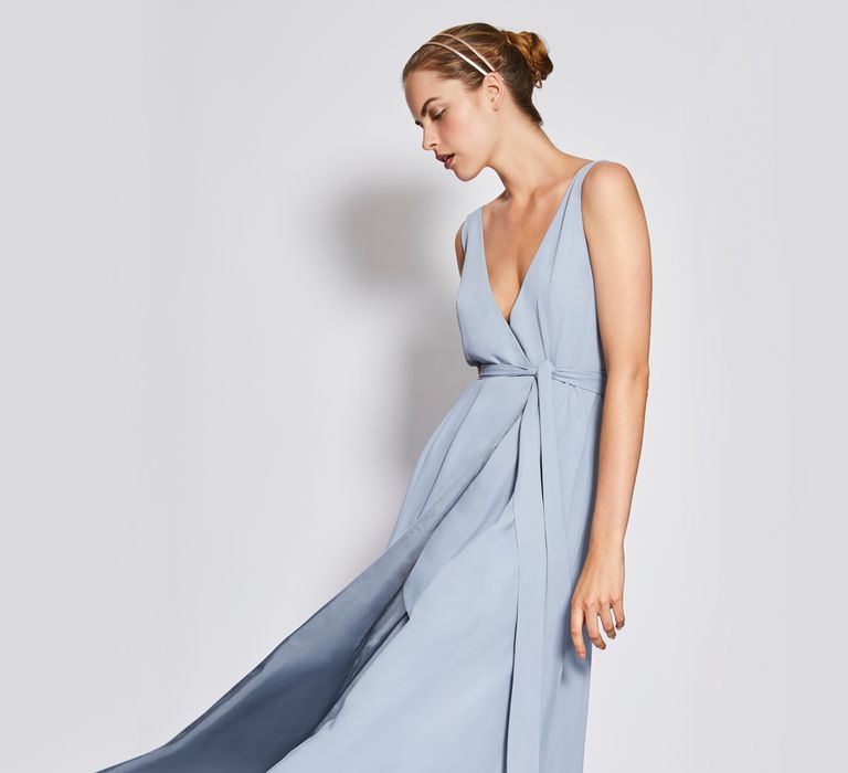 Charlie Brear Day For Night Collection // Pallas Dress By Charlie Brear // Baby Blue Occasionwear Dress By Charlie Brear