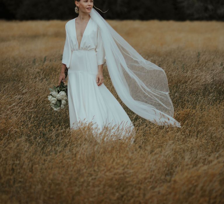 Bespoke Charlie Brear Wedding Dress For Jessie Of We The People // Image By Ana Galloway