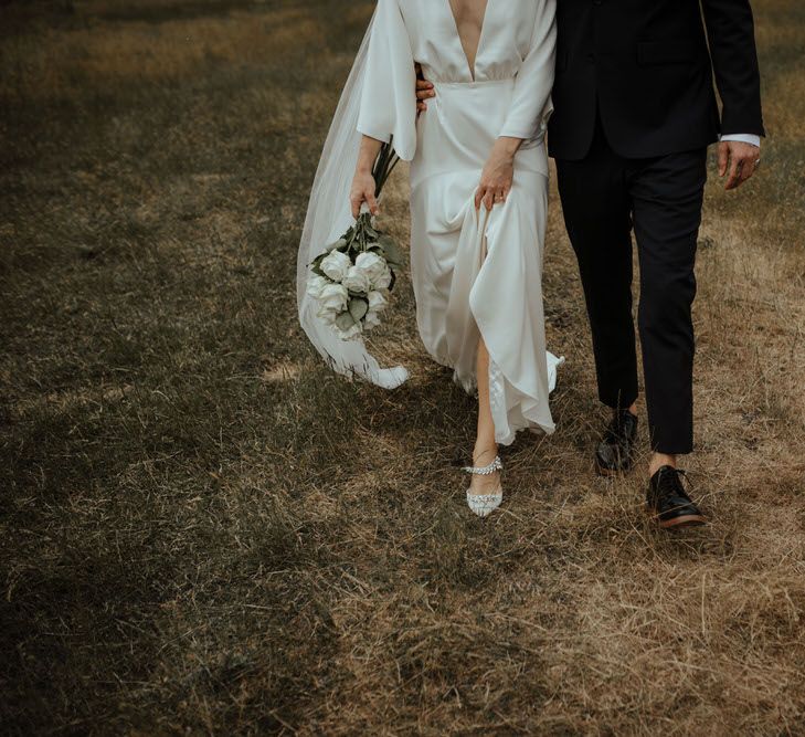 Bespoke Charlie Brear Wedding Dress For Jessie Of We The People // Image By Ana Galloway