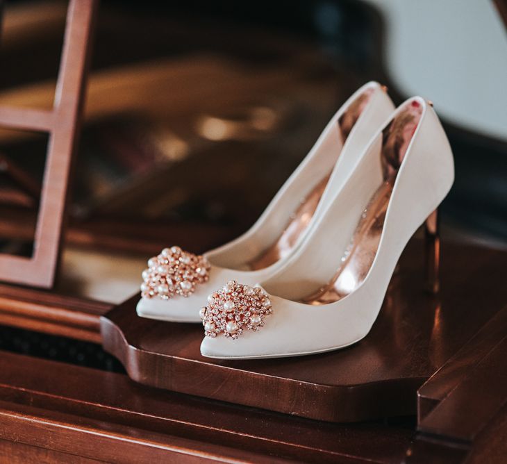 Ted Baker Tie The Knot Peetch Embellished Bridal Shoes