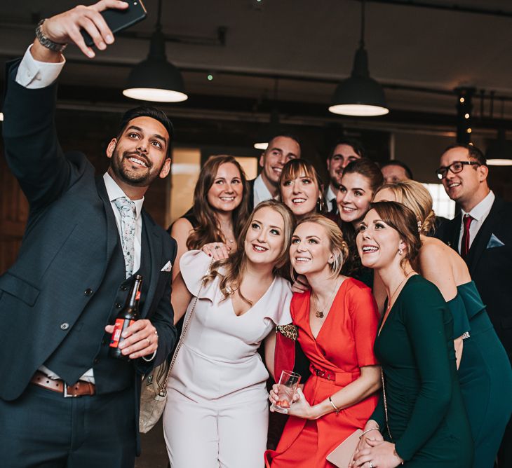 Stylish Wedding Guests Selfie