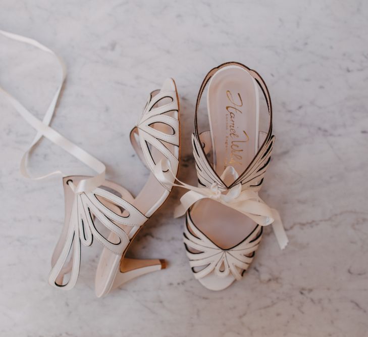 Lasercut Harriet Wilde Bridal Shoes