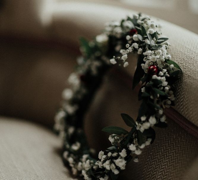 Delicate Gypsophila Flower Crown